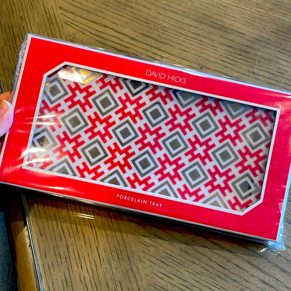 David Hicks Porcelain Tray